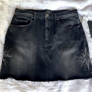 Hudson Viper Denim Mini Skirt